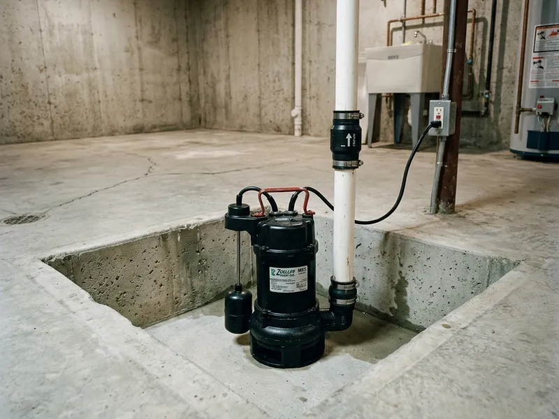 Sump Pump Installation Plumber in Monroe Center, IL